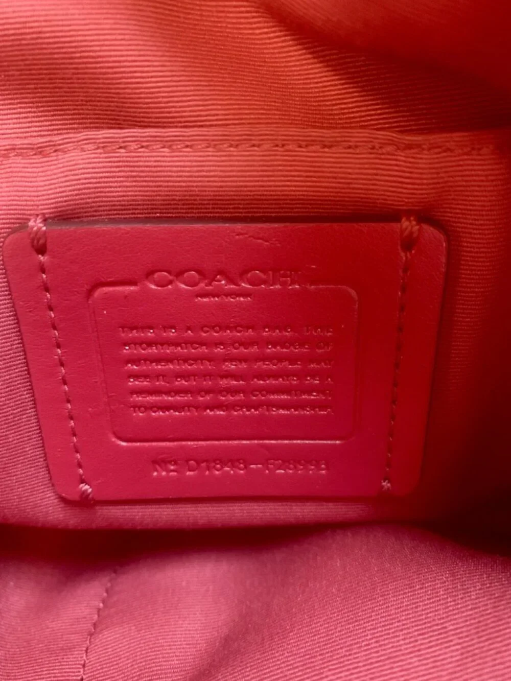 COACH Kelsey Pebbled Red Leather Satchel Crossbody Bag